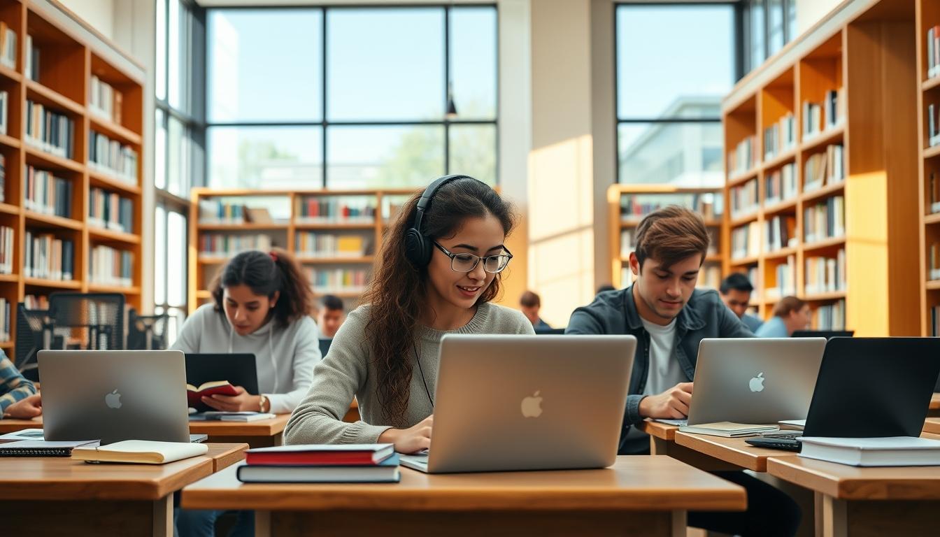 Organized study environment supporting productive learning